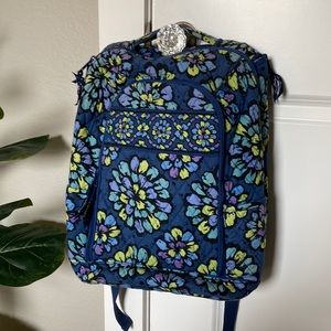 Vera Bradley Backpack and Wallet Indigo Pop
